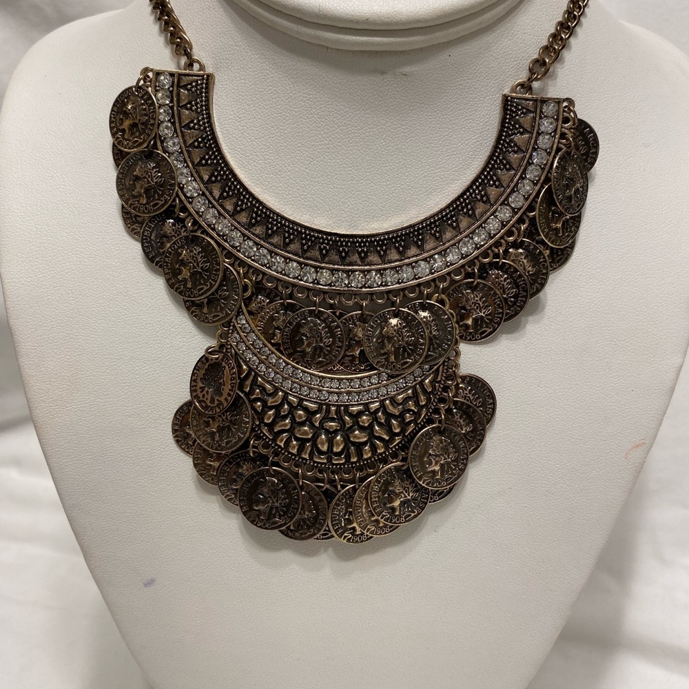 COPY - HALF PRICE SALE STATEMENT NECKLACE, GIFT FOR HER , AFRICAN NECKLACE - Picture 13 of 13